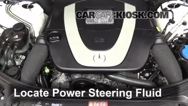 2010 Mercedes-Benz S400 Hybrid 3.5L V6 Líquido de dirección asistida Controlar nivel de líquido